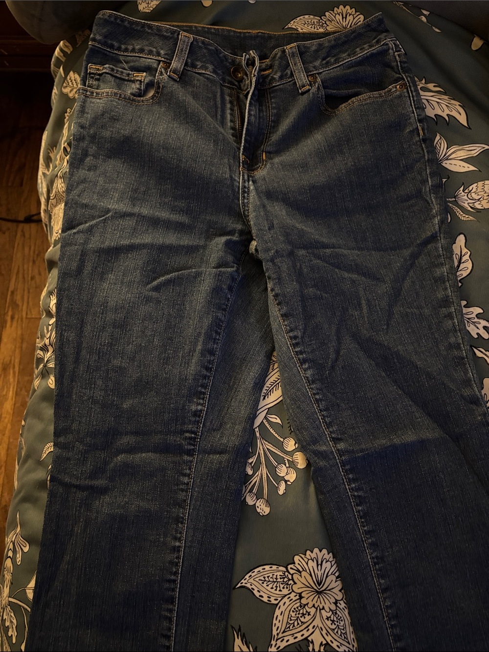 L.L.Bean Women’s Dark Blue classic fit Denim Jeans- petite-4
